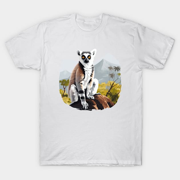 Adorable Lemur T-Shirt by zooleisurelife